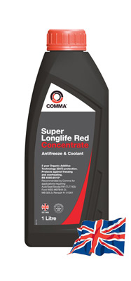 Антифриз Comma Super Longlife Red Concentrate 1л купить в Минске, цена