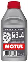 Жидкость тормозная DOT 3/4, BRAKE FLUID, 0.5л