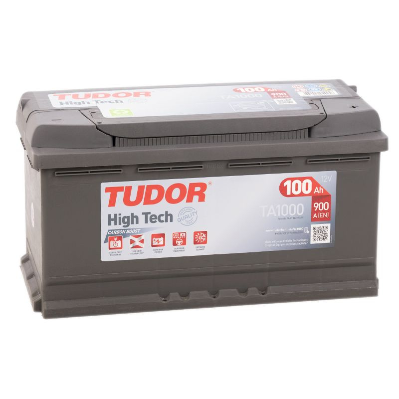 Tudor High Tech TA1000 (100 А/ч), 900A R+