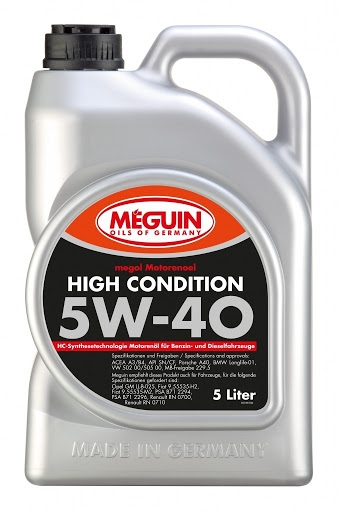 Meguin Megol High Condition 5W-40 5л