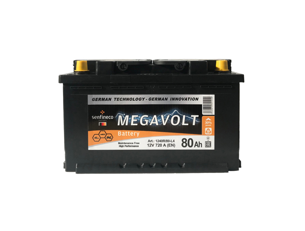 Megavolt 12V R+ (80 А/h)
