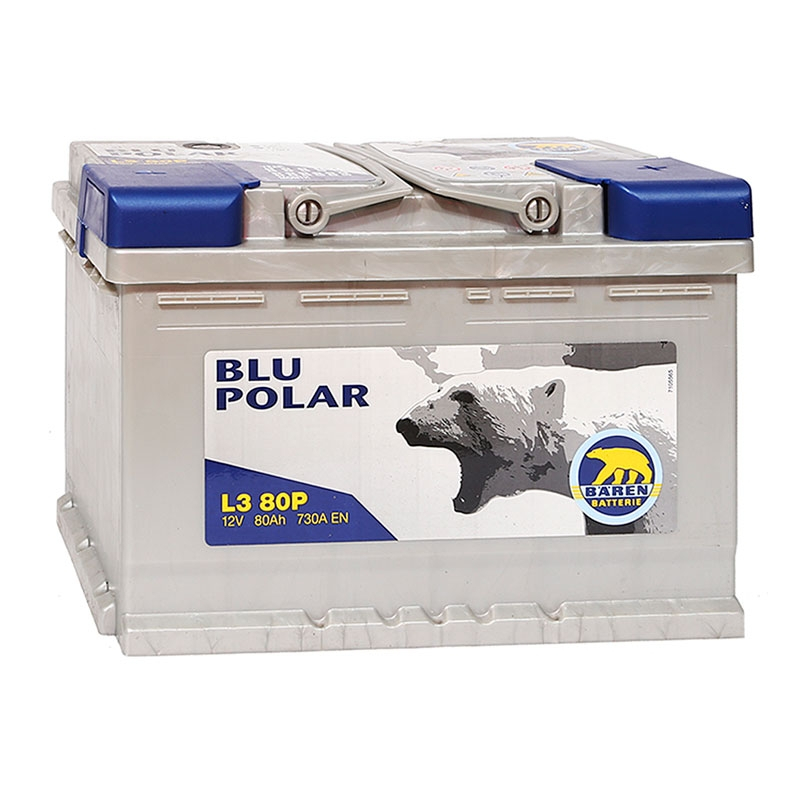 Baren Polar Blu (80 A/h), 730А R+ 7905630