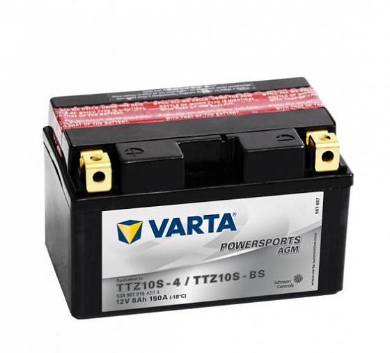 Varta Powersports AGM 508 901 015 (8 A/h), 150A L+