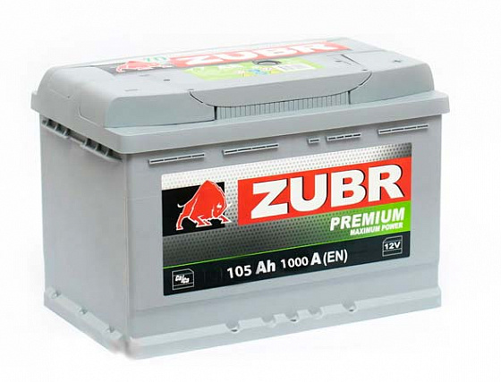 Zubr Premium (105 A/h), 1000А R+