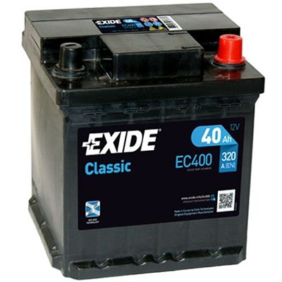 Exide Classic EC400 (40 A/h), 320A R+