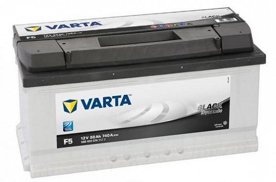 Varta Black Dynamic F5 (88 А/h), 740А R+ (588 403 074)