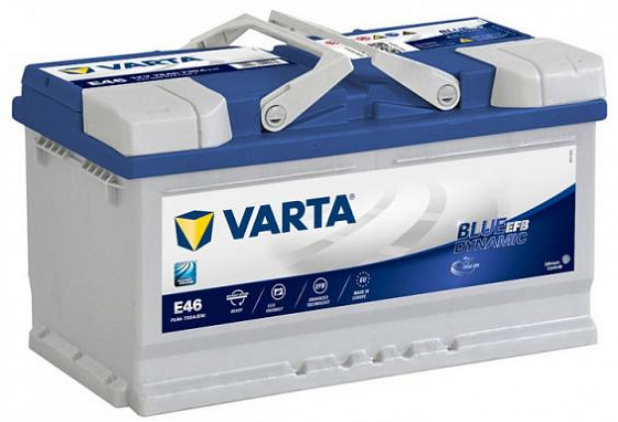 Varta Blue Dynamic EFB E46 (75 А/h), 730А R+ (575 500 073)