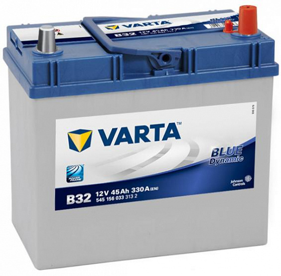 Varta Blue Dynamic Asia B32 (45 А/h), 330А R+ (545 156 033)