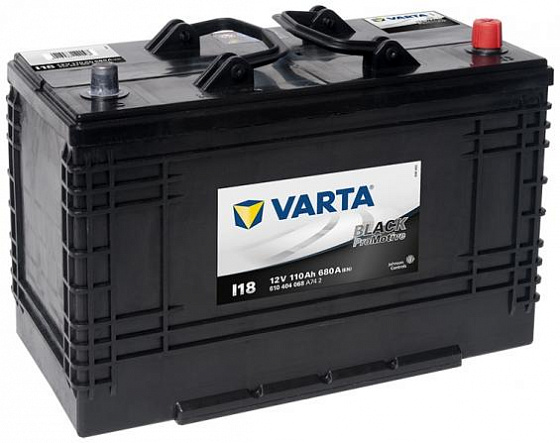 Varta Promotive Black I18 (110 А/h), 680А R+ (610 404 068)