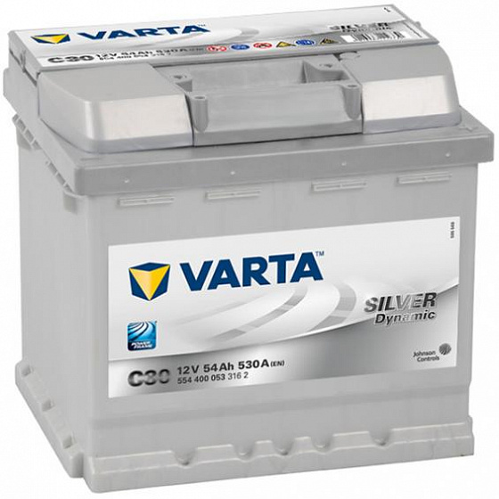 Varta Silver Dynamic C30 (54 А/h), 530А R+ (554 400 053)