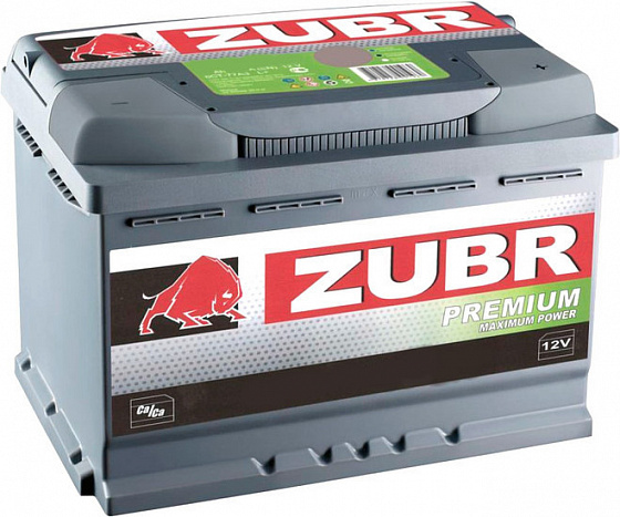 Zubr Premium (63 A/h), 640А L+