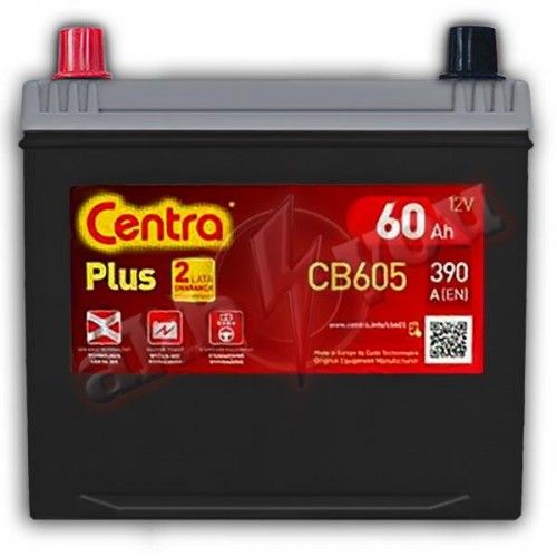 Centra Plus CB605 (60 А/ч), 390A L+