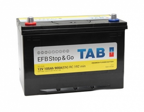 TAB Magic STOP & GO EFB (105 A/h), 900А L+