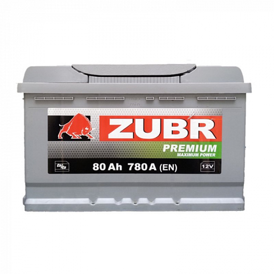 Zubr Premium (80 A/h), 780А L+