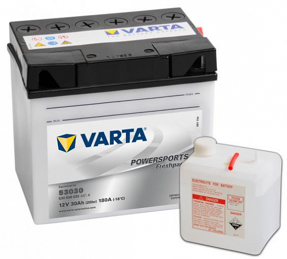 Varta Powersports Freshpack 530 030 030 (30 A/h), 180A R+