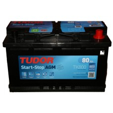 Tudor Start-Stop AGM TK800 (80 A/h), 800A R+