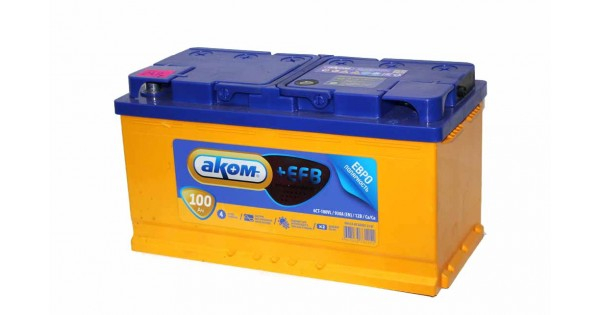 AKOM +EFB 6CT-100 Евро (100 A/h), 950А R+