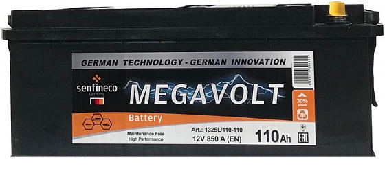 Megavolt 12V R+ (100 А/h)