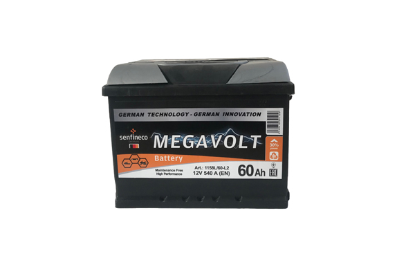 Megavolt 12V L+ (60 А/h)