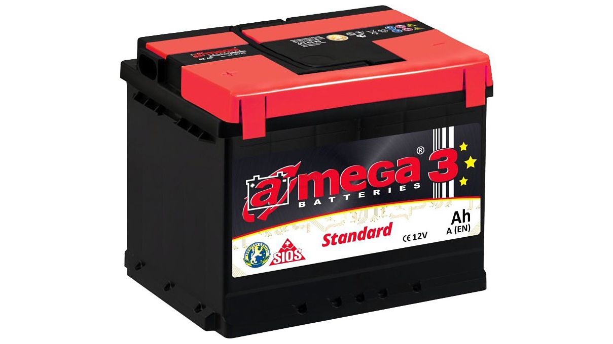 A-mega Standard 6СТ-62 (62 А/h), 560А R+