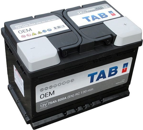 Tab OEM (75 A/h), 640A R+